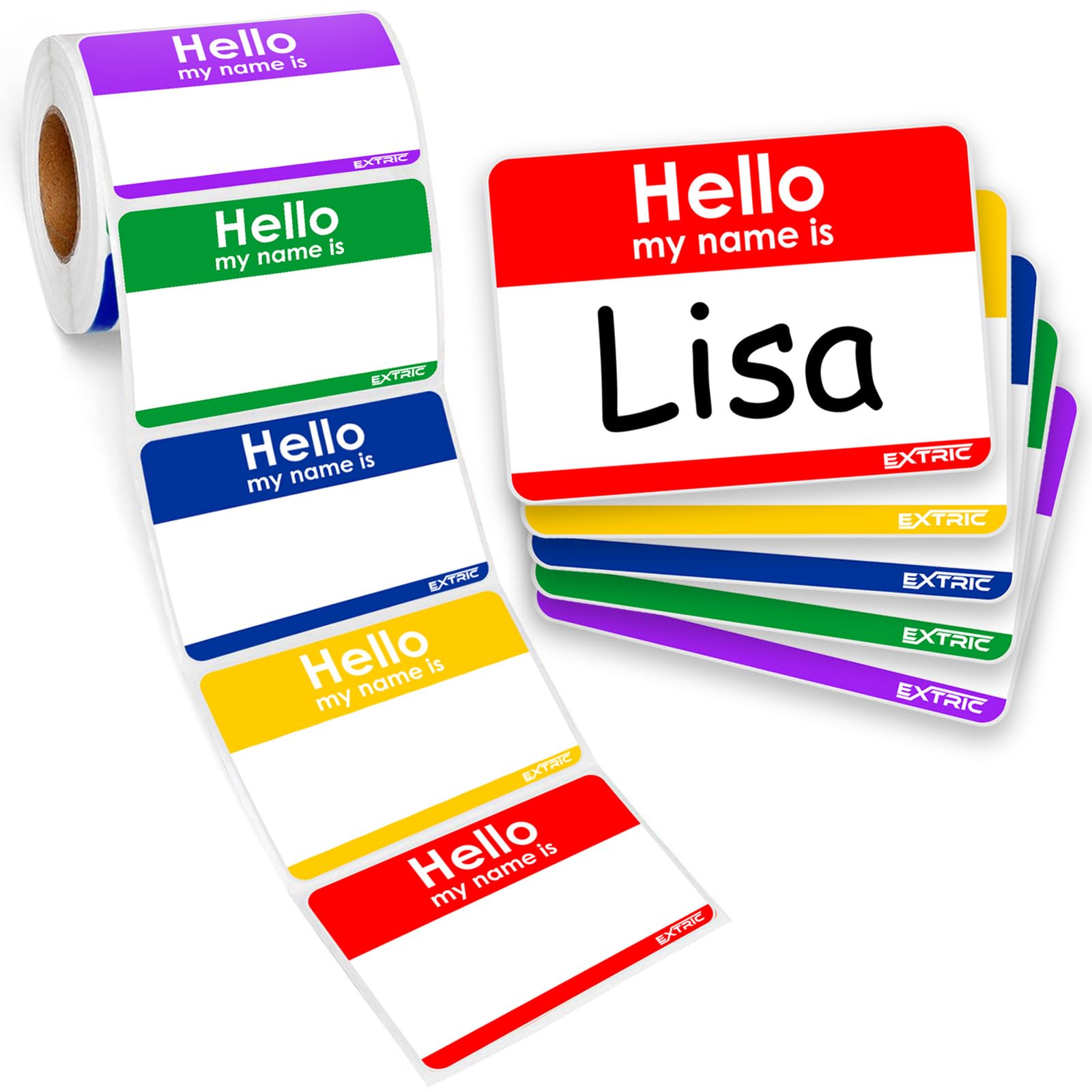 hello my name is Badges 6箱セット Amazon.com : Hello My Name is Stickers, Assorted Color, Name Tag